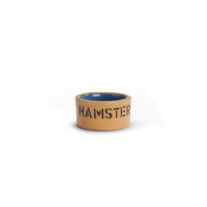 Beeztees Ceramic Hamster Bowl Blue/Beige 7.5cm