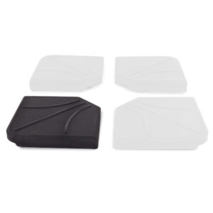 Gary Square Black Parasol Base 30 Kgs