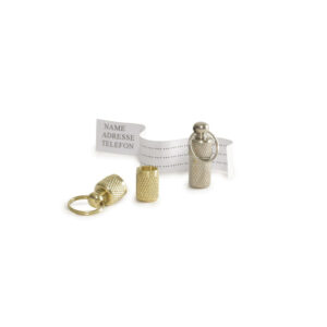 Beeztees Address Tube for Dogs Silver 2.6cm