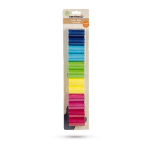 Beeztees Refill Poop Bags Rainbow 12x 20pcs