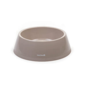 Beeztees Plastic Dog Dish Beige