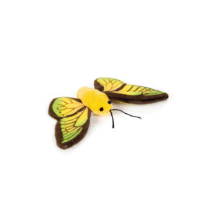 Beeztees Plush Cat Toy Butterfy Winky Green 11cm