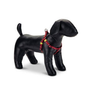Beeztees Nylon Harness Stars Red 46-75x2cm