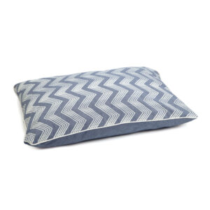 Beeztees Lounge Cushion Zigzag Blue 100x70cm