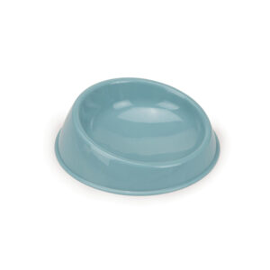 Beeztees Plastic Cat Dish Bikkie Blue