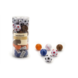 Beeztees Sponge Sport Ball Assorted 4cm 1pc