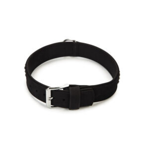 Beeztees Leather Collar Buffalo Strass Black