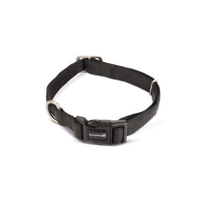 Beeztees Macleather Collar Black 2.5x45-70cm