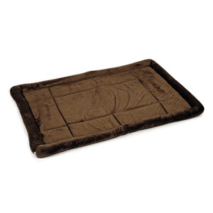 Beeztees Plush Rest Bed Brown
