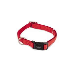 Beeztees MacLeather Collar Red