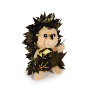 Beeztees Plush Cat Toy Camouflage Hedgehog Green 10cm