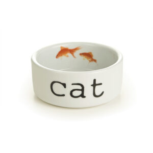 Beeztees Ceramic Cat Bowl Snapshot Cat 11.5x4cm