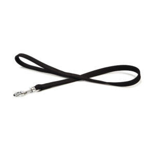 Beeztees Leather Leash Buffalo Black 100x2.2cm