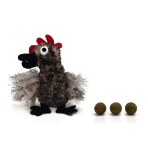 Beeztees Plush Cat Toy Turkey With Catnip Balls