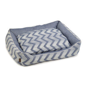 Beeztees Rest Bed Zigzag Blue