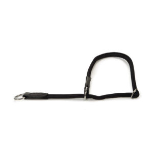Beeztees Leather Choker Buffalo Round Black 60x1cm
