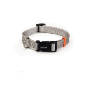 Beeztees Nylon Collar Uni Light Grey