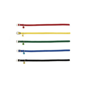 Beeztees Elastic Nylon Cat Collar 30cm Red