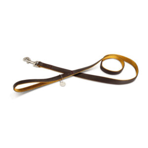 Beeztees MacLeather Soft Touch Leash Brown 2x120cm