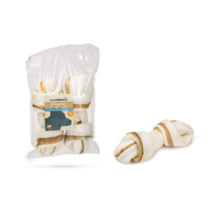 Beeztees Cul Knot Bone Salmon 19cm 2pcs 140-150g