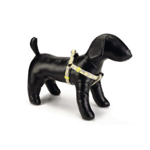 Beeztees Nylon Harness Lemon Light Grey 26-40x1cm