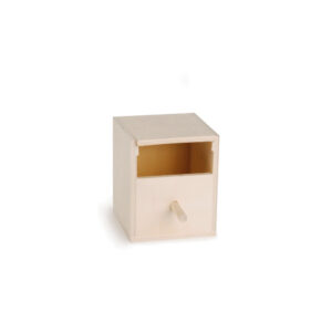 Wooden Breeding Box Open