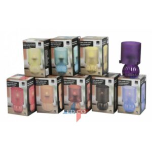 Tealight Holder Lamp 8ass GL