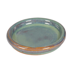 KL-Saucer Round Dark Jade