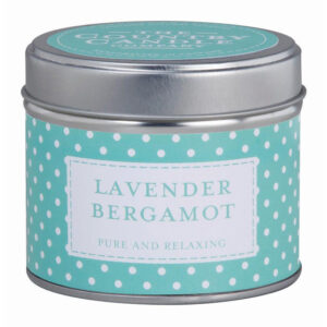 Lavender & Bergamot Polka Dot Candle in Tin