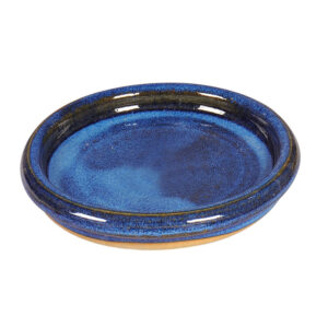 KL-Saucer Round Aqua Blue