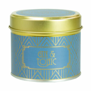 Gin & Tonic Happy Hour Tin Candle