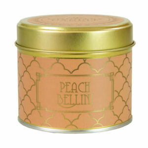 Peach Bellini Happy Hour Tin Candle