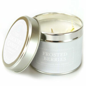 Frosted Berries Pastels Tin Candle