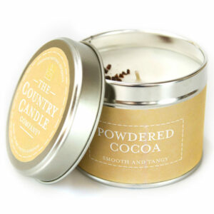 Powdered Cocoa Pastels Tin Candle