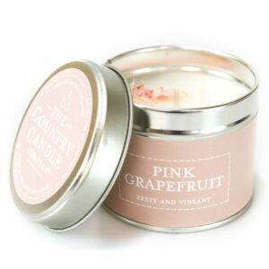 Pink Grapefruit Pastels Tin Candle