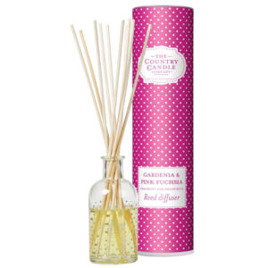 Gardenia & Pink Fuchsia Reed Diffuser Polka Dot