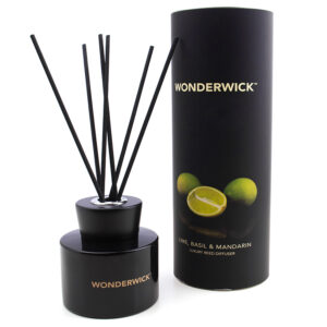Lime, Basil & Mandarin  Wonderwick™ Noir Reed Diffuser