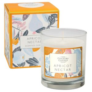 Apricot Nectar Fragrant Orchard Glass Candle