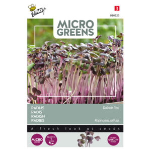 Buzzy® Microgreens, Radish Daikon Red Seeds