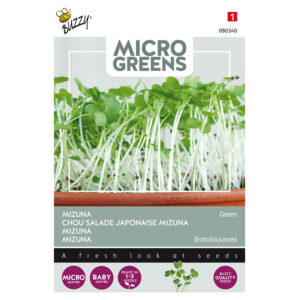 Buzzy® Microgreens, Mizuna Green Seeds