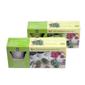 Buzzy® 3 Pots+Tray Ceramic white Grow Kit
