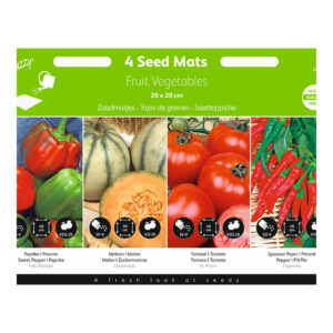 Buzzy® 4 Seed Mats Fruit & Vegetable Collection