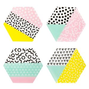 Set of 4 Memphis Modern Coasters