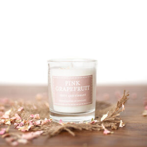 Pink Grapefruit Pastel Votive Candle