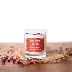 Velvet Rose Pastel Votive Candle
