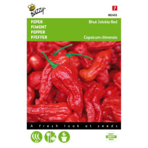 Buzzy® Pepper Bhut Jolokia Red Seeds