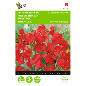 Buzzy® Sweet Pea Royal Family Scarlet Seeds