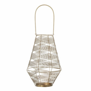 Lito Lantern Dark Gold 39x30cm