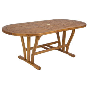 Noemi Oval Extendable Table 150-200x90cm