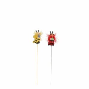 Ladybug Or Bee on Stake